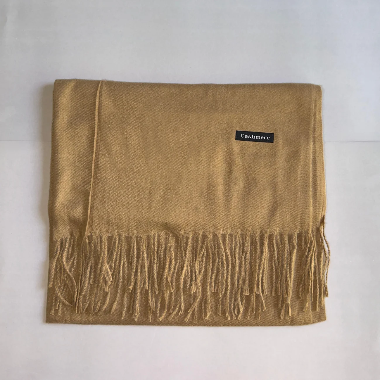 The Classic Camel Solid Scarf - Image 2