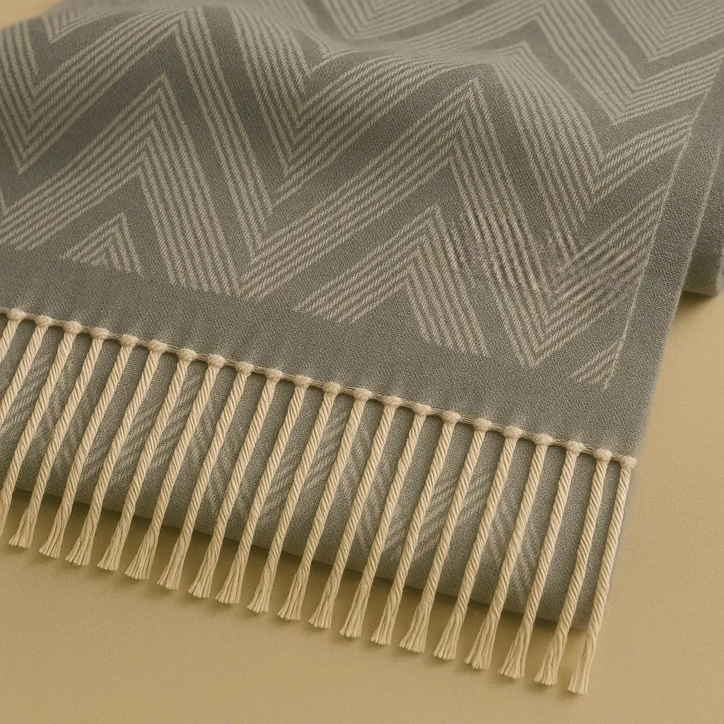 The Glacier Ridge Chevron Scarf - Image 2
