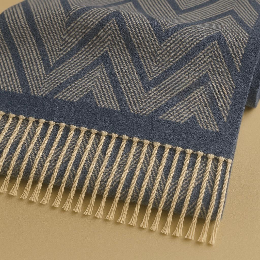 The Midnight Ridge Chevron Scarf - Image 2